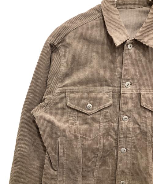 EDIFICE（エディフィス）EDIFICE (エディフィス) コーデュロイジャケット ブラウン サイズ:Mの古着・服飾アイテム