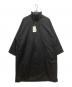 CABaN（キャバン）の古着「ウールギャバジンスタンドカラーコート」｜ブラック