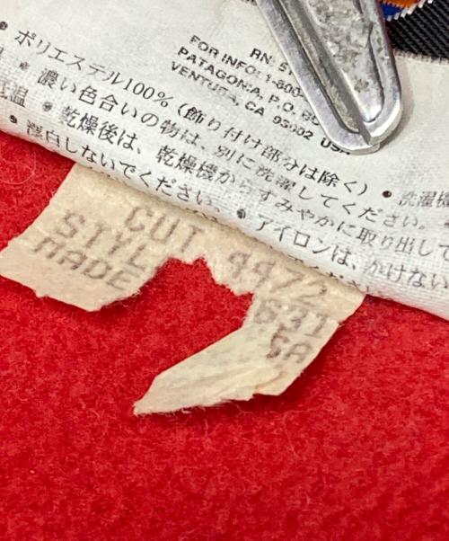 Patagonia（パタゴニア）Patagonia (パタゴニア) フリースストール レッドの古着・服飾アイテム