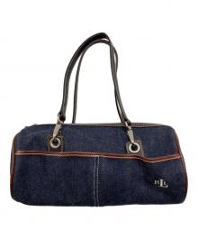 LAUREN RALPH LAUREN（ローレンラルフローレン）の古着「デニムハンドバッグ」｜インディゴ