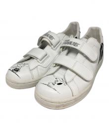 PATRICK×PEANUTS（パトリック×ピーナッツ）の古着「ベルクロスニーカー」｜ホワイト