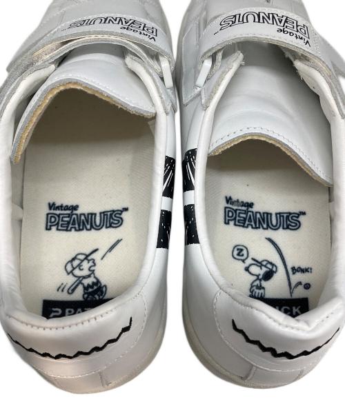 PATRICK（パトリック）PATRICK (パトリック) PEANUTS (ピーナッツ) ベルクロスニーカー ホワイト サイズ:40の古着・服飾アイテム