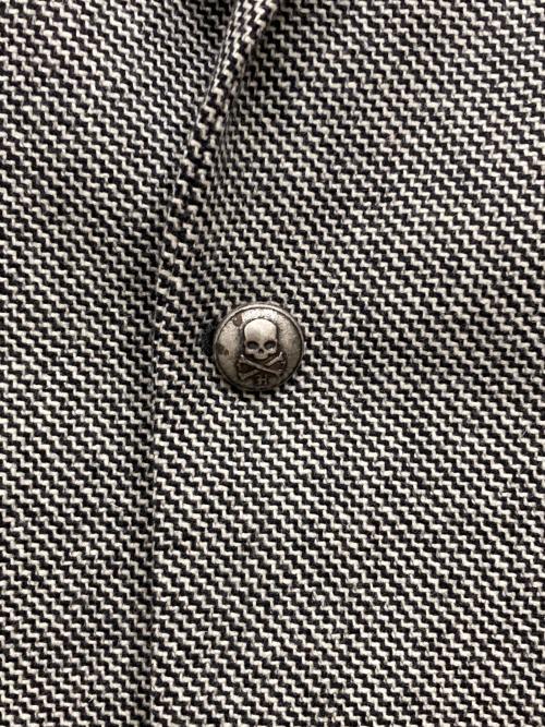 HYDROGEN（ハイドロゲン）HYDROGEN (ハイドロゲン) スカル テーラードジャケット グレー サイズ:Lの古着・服飾アイテム