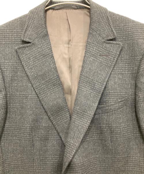 ZEGNA（ゼニア）ZEGNA (ゼニア) ウールアンゴラテーラードジャケット グレー サイズ:50Rの古着・服飾アイテム