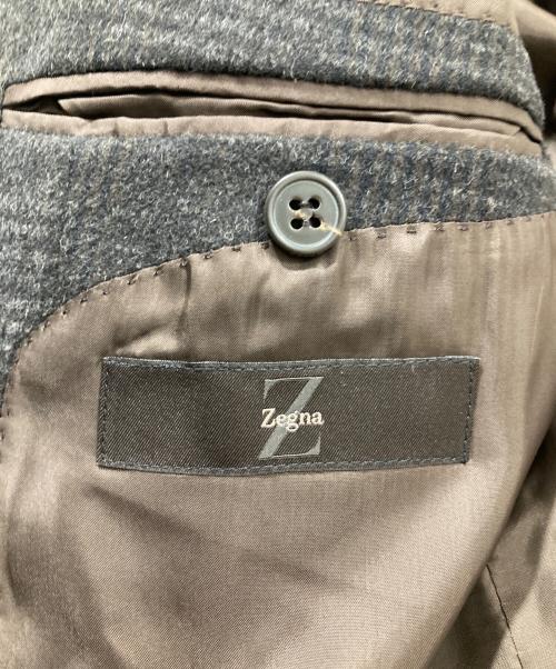 ZEGNA（ゼニア）ZEGNA (ゼニア) ウールアンゴラテーラードジャケット グレー サイズ:50Rの古着・服飾アイテム