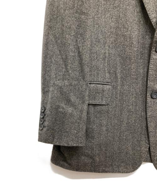 Harrods（ハロッズ）Harrods (ハロッズ) カシミヤテーラードジャケット グレー サイズ:38（3）の古着・服飾アイテム