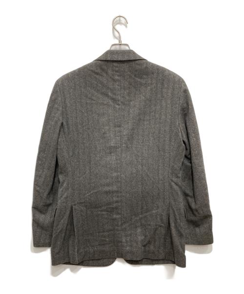 Harrods（ハロッズ）Harrods (ハロッズ) カシミヤテーラードジャケット グレー サイズ:38（3）の古着・服飾アイテム