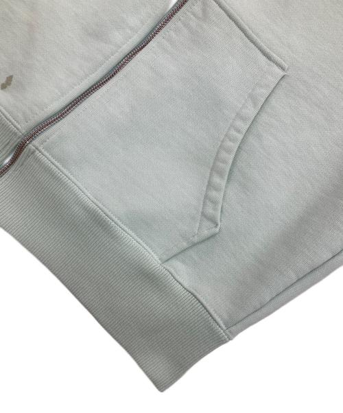 AMI Alexandre Mattiussi（アミアレクサンドルマテュッシ）AMI Alexandre Mattiussi (アミアレクサンドルマテュッシ) ロゴ刺繍ジップパーカー 黄緑 サイズ:Sの古着・服飾アイテム