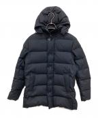 SHIPSシップス）の古着「VANKS(R)加工 ウール ジップ ボタン ダウンジャケット」｜グレー