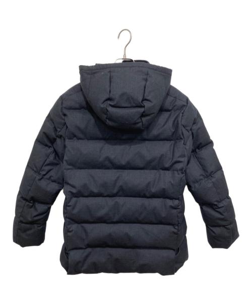 SHIPS（シップス）SHIPS (シップス) VANKS(R)加工 ウール ジップ ボタン ダウンジャケット グレー サイズ:Lの古着・服飾アイテム