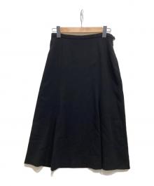 MaxMara（マックスマーラ）の古着「フレアスカート」｜ブラック