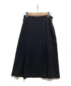中古・古着通販】DRAWER (ドゥロワー) チェックウールスカート グレー