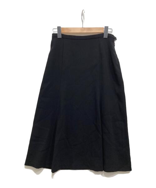 MaxMara（マックスマーラ）MaxMara (マックスマーラ) フレアスカート ブラック サイズ:40の古着・服飾アイテム