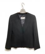 MaxMaraマックスマーラ）の古着「ノーカラージャケット」｜ブラック