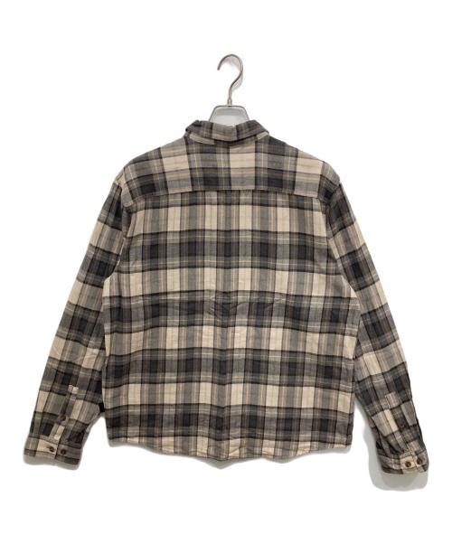 Patagonia（パタゴニア）Patagonia (パタゴニア) メンズ・ロングスリーブ・ライトウェイト・フィヨルド・フランネル・シャツ ベージュ サイズ:Lの古着・服飾アイテム