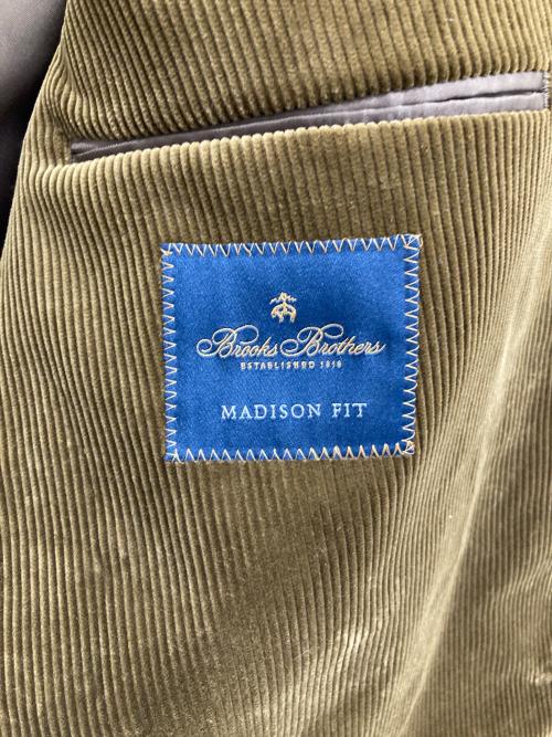 BROOKS BROTHERS（ブルックスブラザーズ）BROOKS BROTHERS (ブルックスブラザーズ) 段返り3Bコーデュロイジャケット カーキ サイズ:42REGの古着・服飾アイテム