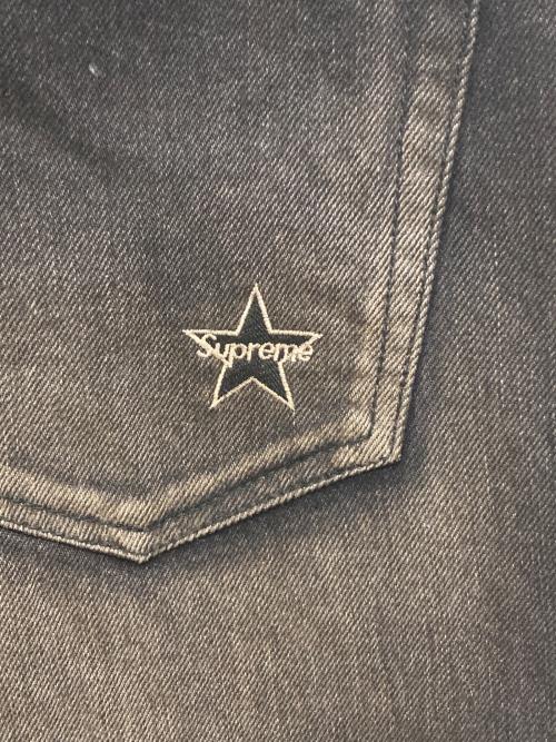 SUPREME（シュプリーム）SUPREME (シュプリーム) Distressed Loose Fit Selvedge Jean ブラック サイズ:W34の古着・服飾アイテム