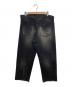 SUPREME (シュプリーム) Distressed Loose Fit Selvedge Jean ブラック サイズ:W34：20000円
