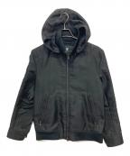 BLACK LABEL CRESTBRIDGEブラックレーベル クレストブリッジ）の古着「シャドーチェックフーデッドジャケット」｜ブラック