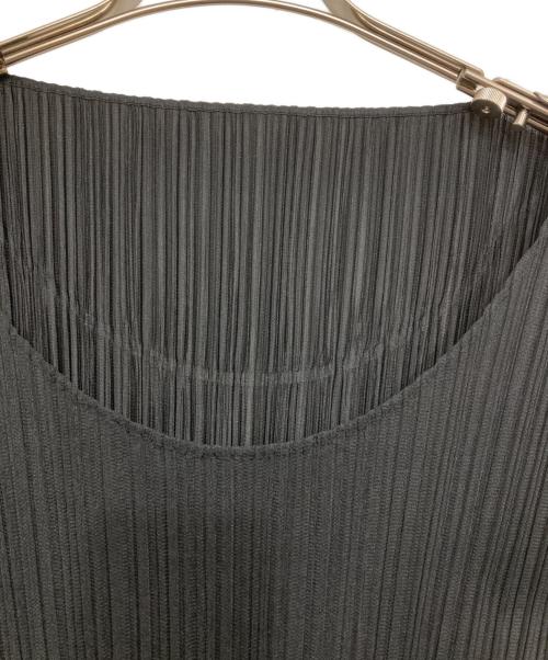 PLEATS PLEASE（プリーツプリーズ）PLEATS PLEASE (プリーツプリーズ) ノースリーブワンピース ブラック サイズ:2の古着・服飾アイテム