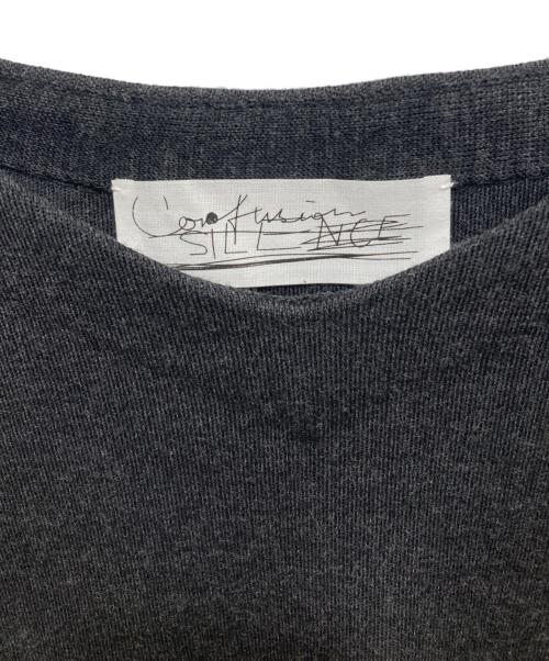 CHAOS（カオス）CHAOS (カオス) ウールVネックニットプルオーバー グレー サイズ:Fの古着・服飾アイテム