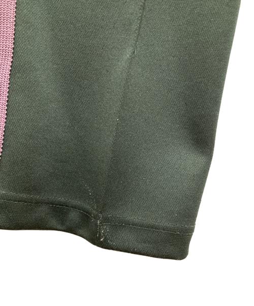 Needles（ニードルズ）Needles (ニードルズ) Track Pant Poly Smooth グリーン×パープル サイズ:Sの古着・服飾アイテム