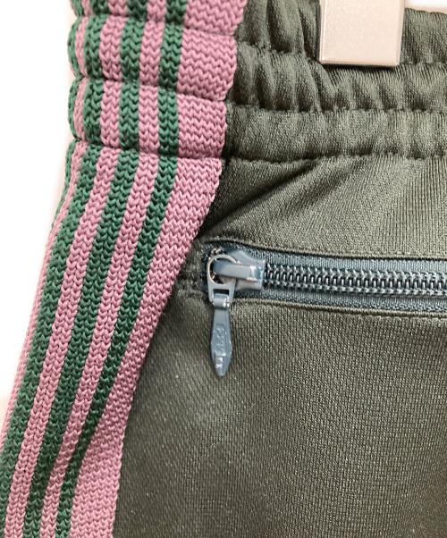 Needles（ニードルズ）Needles (ニードルズ) Track Pant Poly Smooth グリーン×パープル サイズ:Sの古着・服飾アイテム