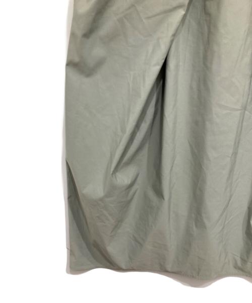 LOUNIE（ルーニー）LOUNIE (ルーニー) kanako sato (カナコ サトウ) タフタドッキングニットワンピース グリーン サイズ:Fの古着・服飾アイテム