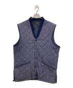 Barbourバブアー）の古着「キルティングベスト」｜ブルー