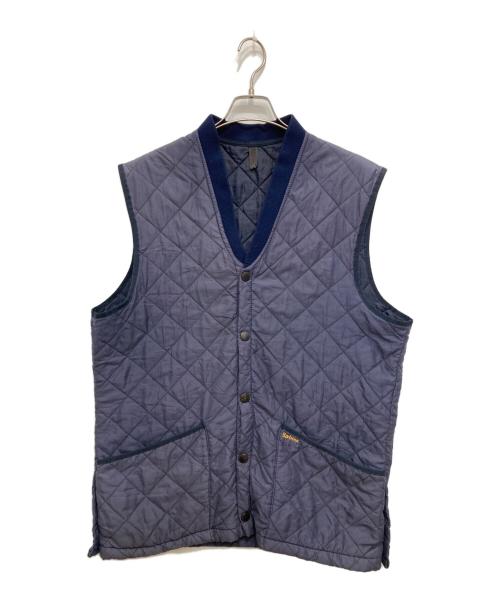 Barbour（バブアー）Barbour (バブアー) キルティングベスト ブルー サイズ:Lの古着・服飾アイテム