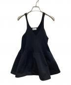 SLOBE IENAスローブ イエナ）の古着「ペプラムビスチェ」｜ブラック