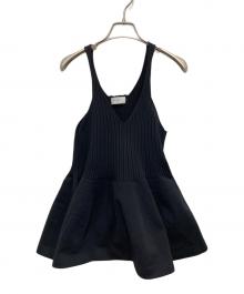 SLOBE IENA（スローブ イエナ）の古着「ペプラムビスチェ」｜ブラック