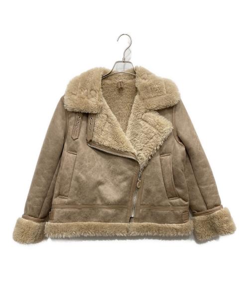 Spick and Span（スピック＆スパン）Spick and Span (スピック＆スパン) アビエイターコクーンブルゾン ベージュ サイズ:36の古着・服飾アイテム