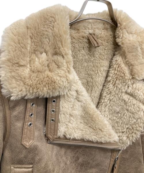 Spick and Span（スピック＆スパン）Spick and Span (スピック＆スパン) アビエイターコクーンブルゾン ベージュ サイズ:36の古着・服飾アイテム