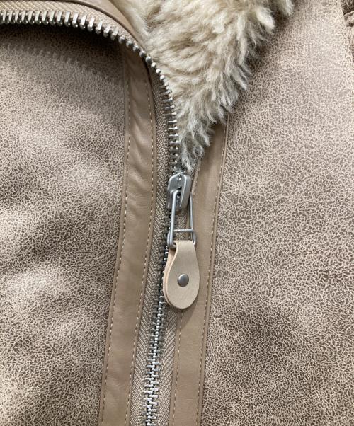 Spick and Span（スピック＆スパン）Spick and Span (スピック＆スパン) アビエイターコクーンブルゾン ベージュ サイズ:36の古着・服飾アイテム