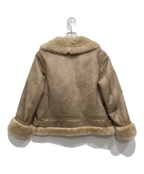 Spick and Span（スピック＆スパン）Spick and Span (スピック＆スパン) アビエイターコクーンブルゾン ベージュ サイズ:36の古着・服飾アイテム