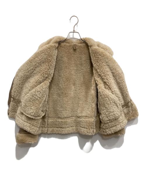 Spick and Span（スピック＆スパン）Spick and Span (スピック＆スパン) アビエイターコクーンブルゾン ベージュ サイズ:36の古着・服飾アイテム