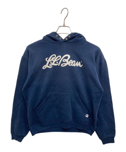 RUSSELL ATHLETIC（ラッセルアスレチック）RUSSELL ATHLETIC (ラッセルアスレチック) L.L.Bean (エルエルビーン) 90'sプリントパーカー ネイビー サイズ:YOUTH XLの古着・服飾アイテム