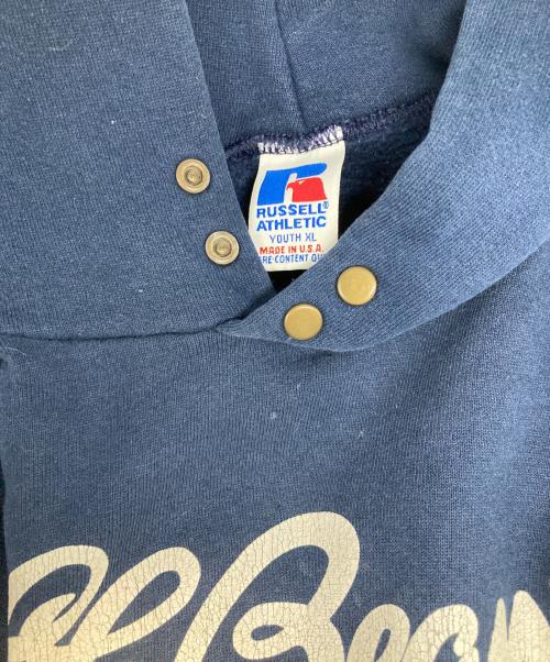 RUSSELL ATHLETIC（ラッセルアスレチック）RUSSELL ATHLETIC (ラッセルアスレチック) L.L.Bean (エルエルビーン) 90'sプリントパーカー ネイビー サイズ:YOUTH XLの古着・服飾アイテム