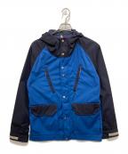 THE NORTHFACE PURPLELABELザ・ノースフェイス パープルレーベル）の古着「65/35クロスマウンテンパーカー」｜ブルー×ネイビー