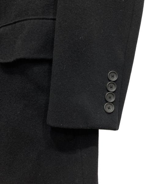 LANVIN en Bleu（ランバンオンブルー）LANVIN en Bleu (ランバンオンブルー) アルスター カラー チェスターコート ブラック サイズ:50の古着・服飾アイテム