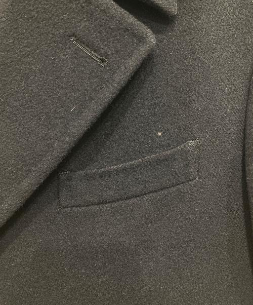 LANVIN en Bleu（ランバンオンブルー）LANVIN en Bleu (ランバンオンブルー) アルスター カラー チェスターコート ブラック サイズ:50の古着・服飾アイテム