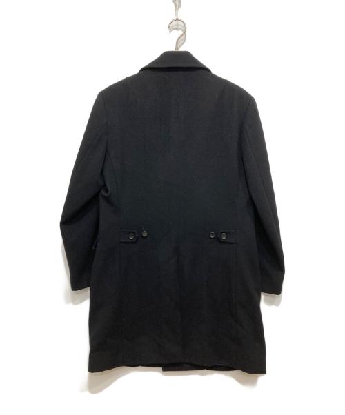 LANVIN en Bleu（ランバンオンブルー）LANVIN en Bleu (ランバンオンブルー) アルスター カラー チェスターコート ブラック サイズ:50の古着・服飾アイテム
