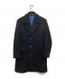 LANVIN en Bleu（ランバンオンブルー）の古着「アルスター カラー チェスターコート」｜ブラック
