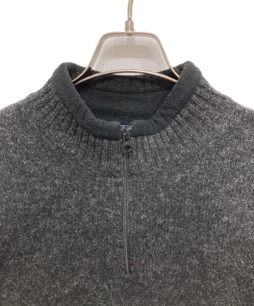 WOOLRICH（ウールリッチ）WOOLRICH (ウールリッチ) ハーフジップニット ブラック サイズ:Oの古着・服飾アイテム
