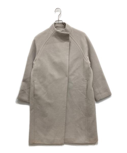 INED（イネド）INED (イネド) アンゴラウールロングコート グレー サイズ:9の古着・服飾アイテム