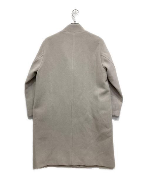 INED（イネド）INED (イネド) アンゴラウールロングコート グレー サイズ:9の古着・服飾アイテム