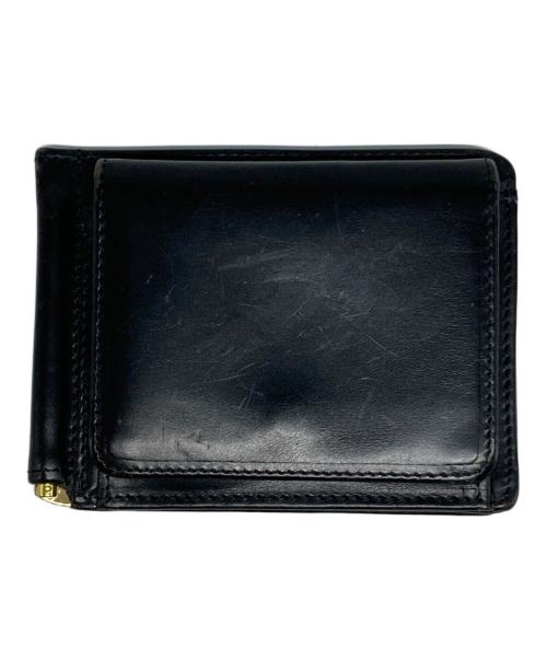 GLENROYAL（グレンロイヤル）GLENROYAL (グレンロイヤル) マネークリップ付き2つ折り財布 ブラックの古着・服飾アイテム
