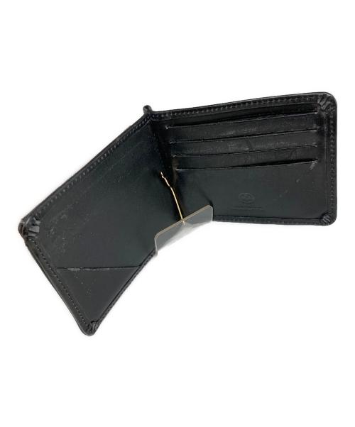 GLENROYAL（グレンロイヤル）GLENROYAL (グレンロイヤル) マネークリップ付き2つ折り財布 ブラックの古着・服飾アイテム