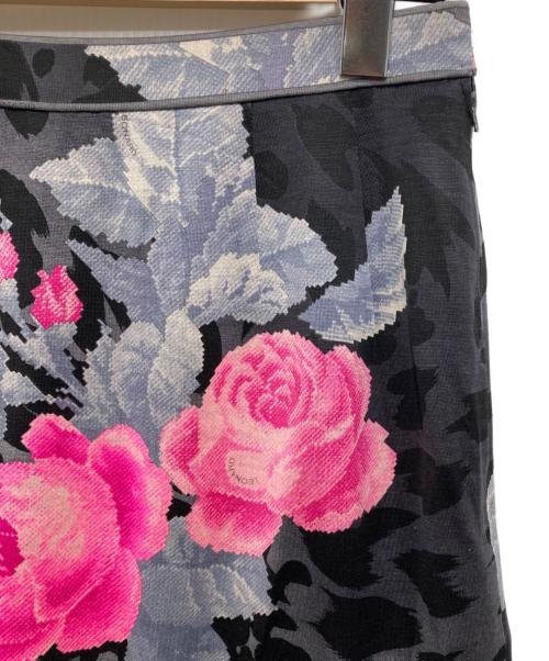 LEONARD（レオナール）LEONARD (レオナール) レオパードタイトスカート ブラック サイズ:70の古着・服飾アイテム